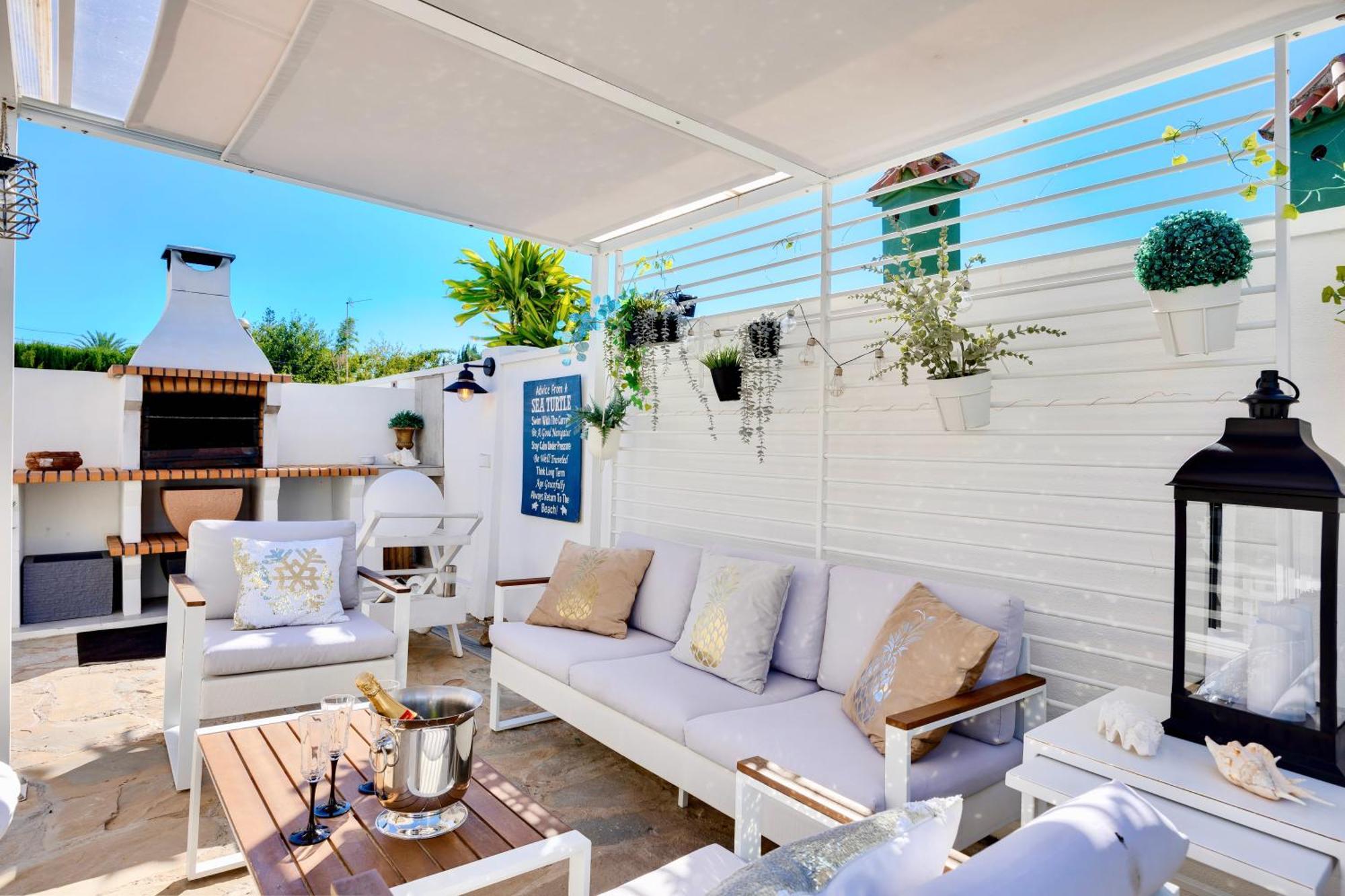 Villa Casacara Marbella Beachside Costabella -Spain Ngoại thất bức ảnh