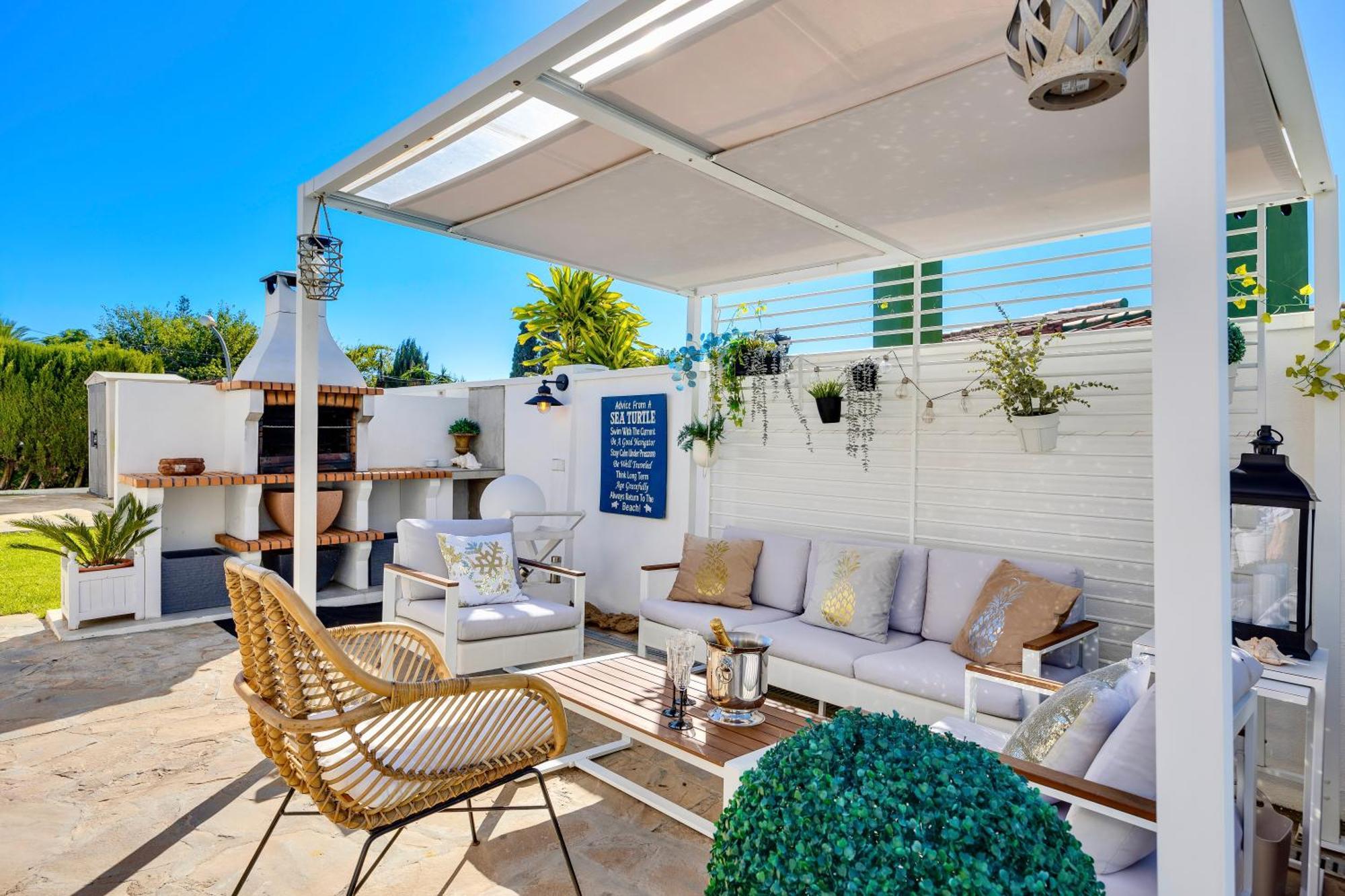 Villa Casacara Marbella Beachside Costabella -Spain Ngoại thất bức ảnh