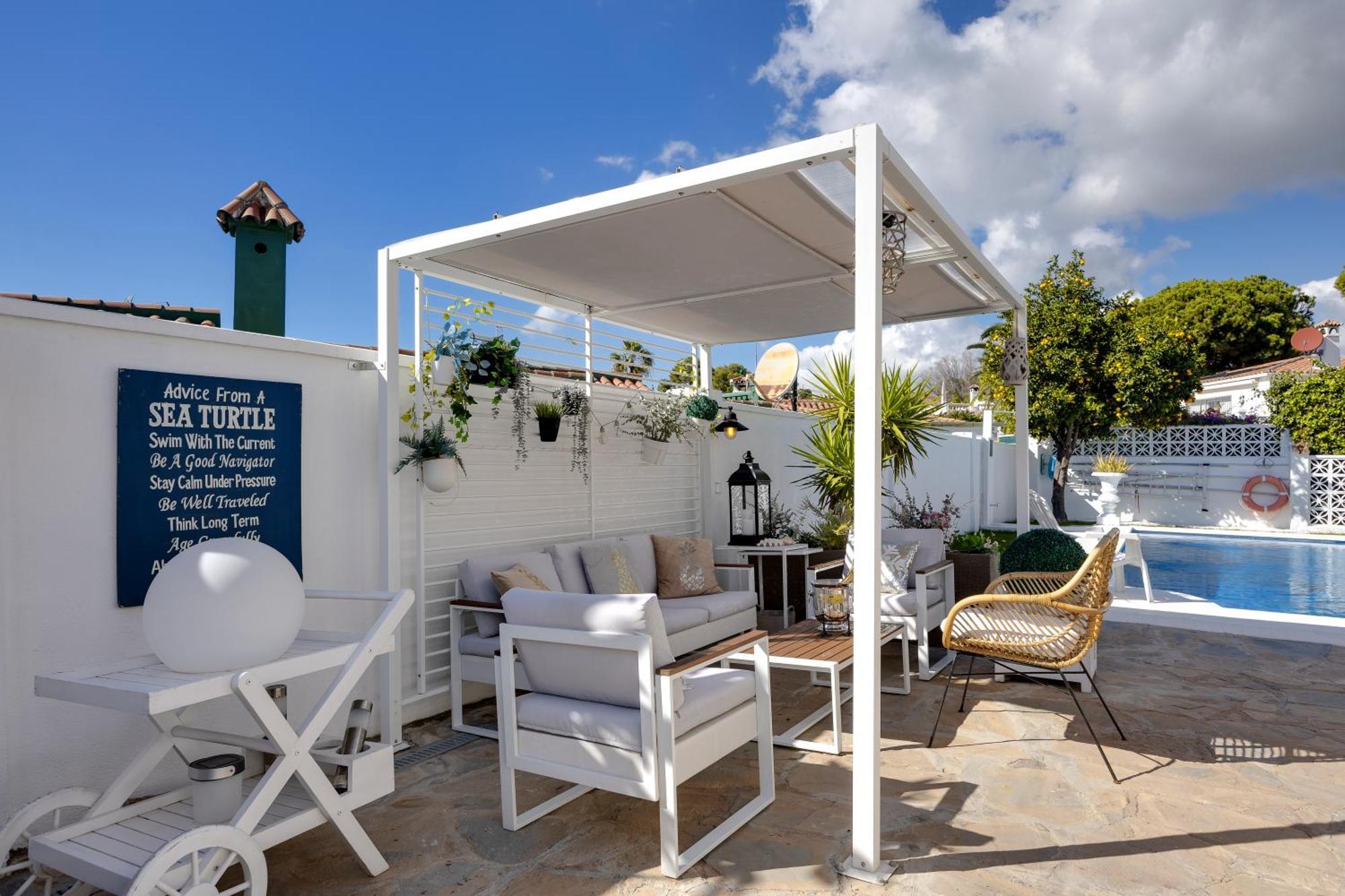 Villa Casacara Marbella Beachside Costabella -Spain Ngoại thất bức ảnh
