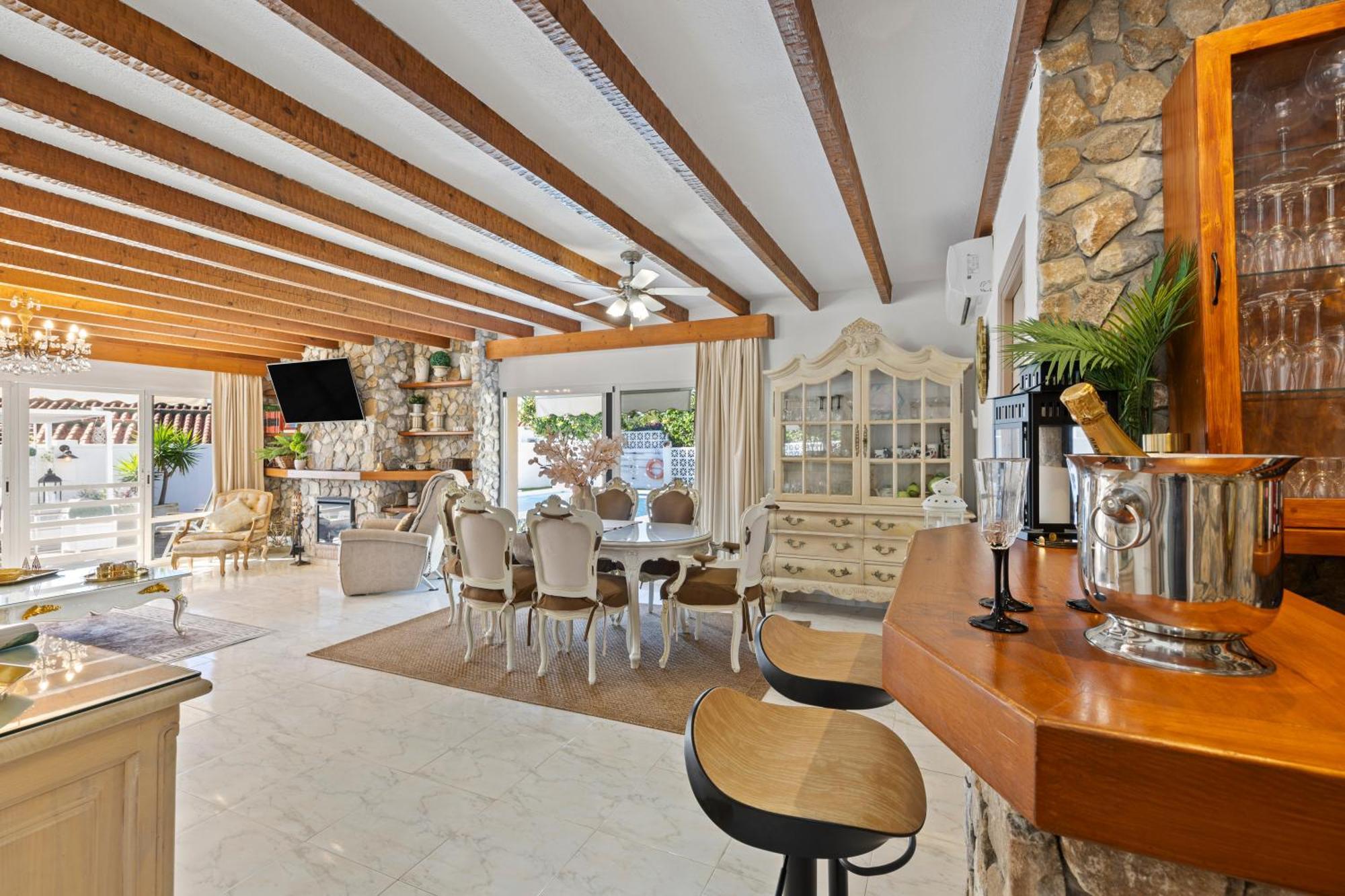 Villa Casacara Marbella Beachside Costabella -Spain Ngoại thất bức ảnh